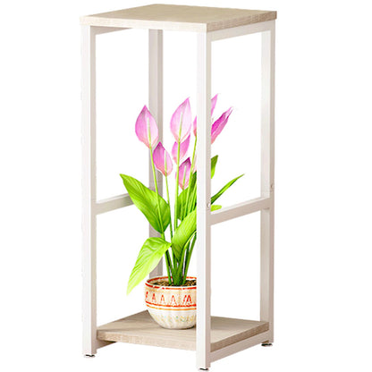 SUOERNUO Plant Stand Indoor Corner Tall 2 Tier Metal Modern Flower Storage Plant Shelf
