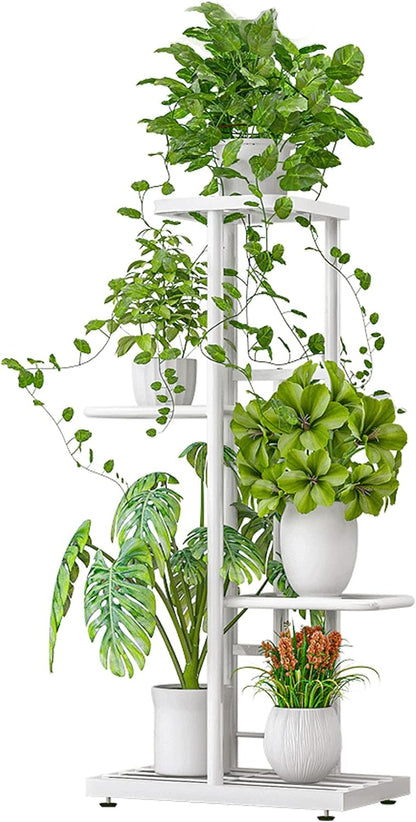 SUOERNUO Plant Stand 4 Tier 5 Potted Planter Rack Storage Organizer Flower Pot Holder Shelves