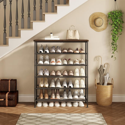 SUOERNUO Shoe Rack Organizer 5 Tier for Closet Entryway