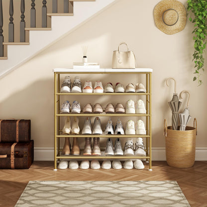 SUOERNUO Shoe Rack Organizer 5 Tier for Closet Entryway