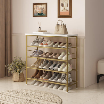SUOERNUO Shoe Rack Organizer 5 Tier for Closet Entryway